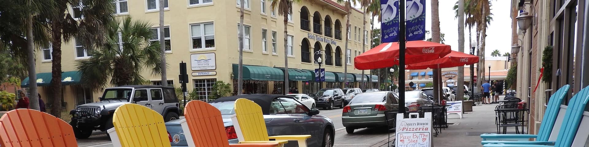 Safety Harbor's tree-lined streets and quaint, "small-town" appearance are unusual in heavily urbanized Pinellas County. The area has been inhabited since the Stone Age. In June 2008, a 6,000-year-old spearhead was found at Marshall Street Park.
#town #OnTheRoad