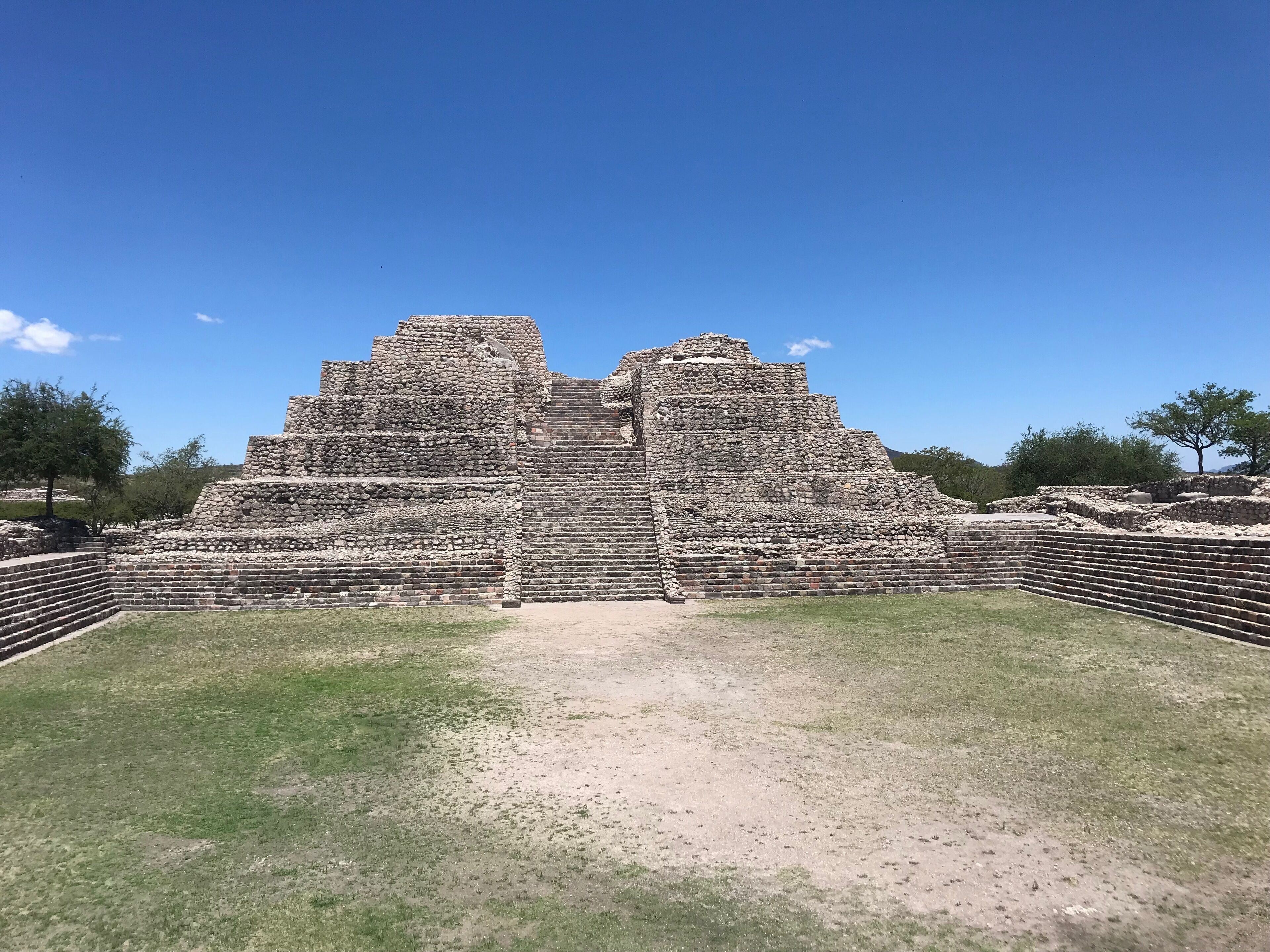 Recently discovered pyramid on the outskirts is San Miguel, Mexico. 