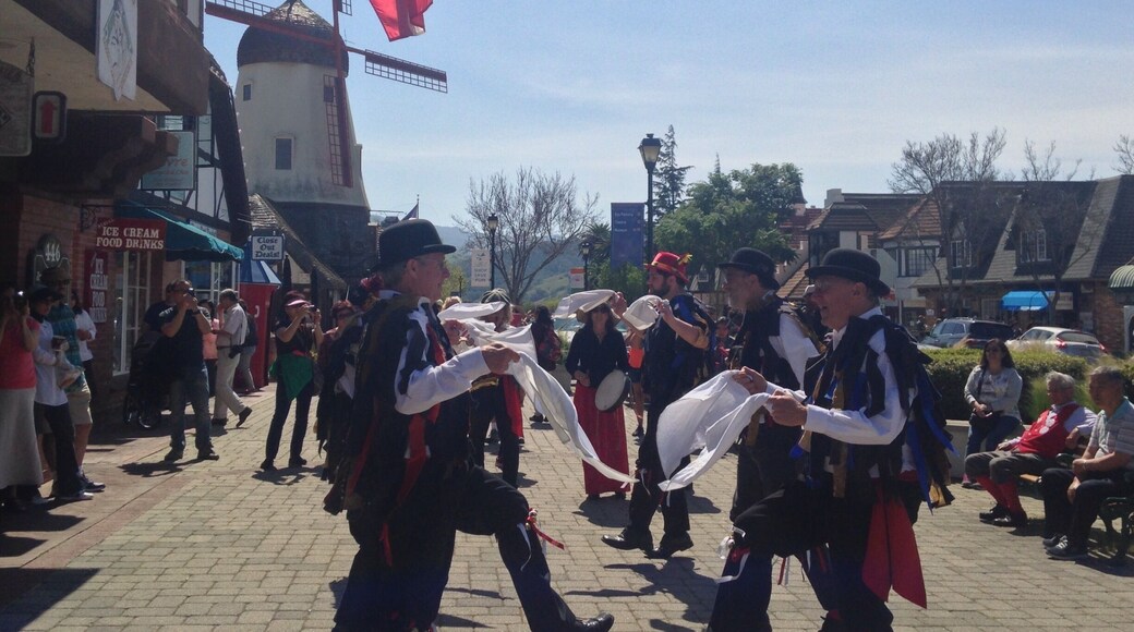 Dancing with the Danes at Solvang, The Charming Danish City in California....