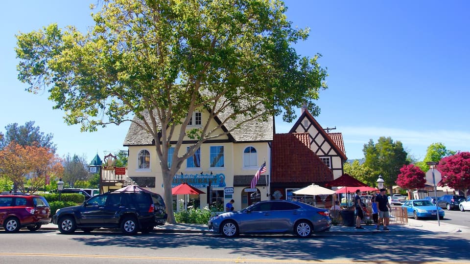One of the many restaurants in downtown Solvang