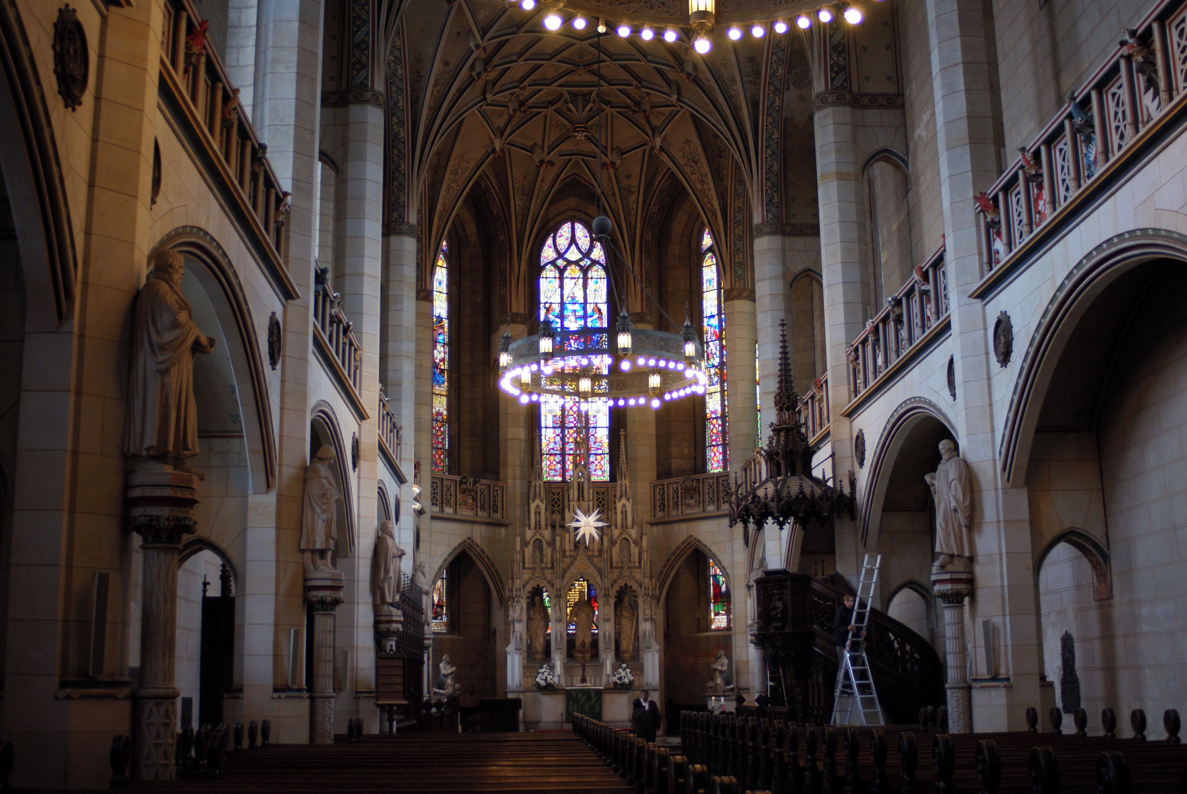 Die Schlosskirche von innen.