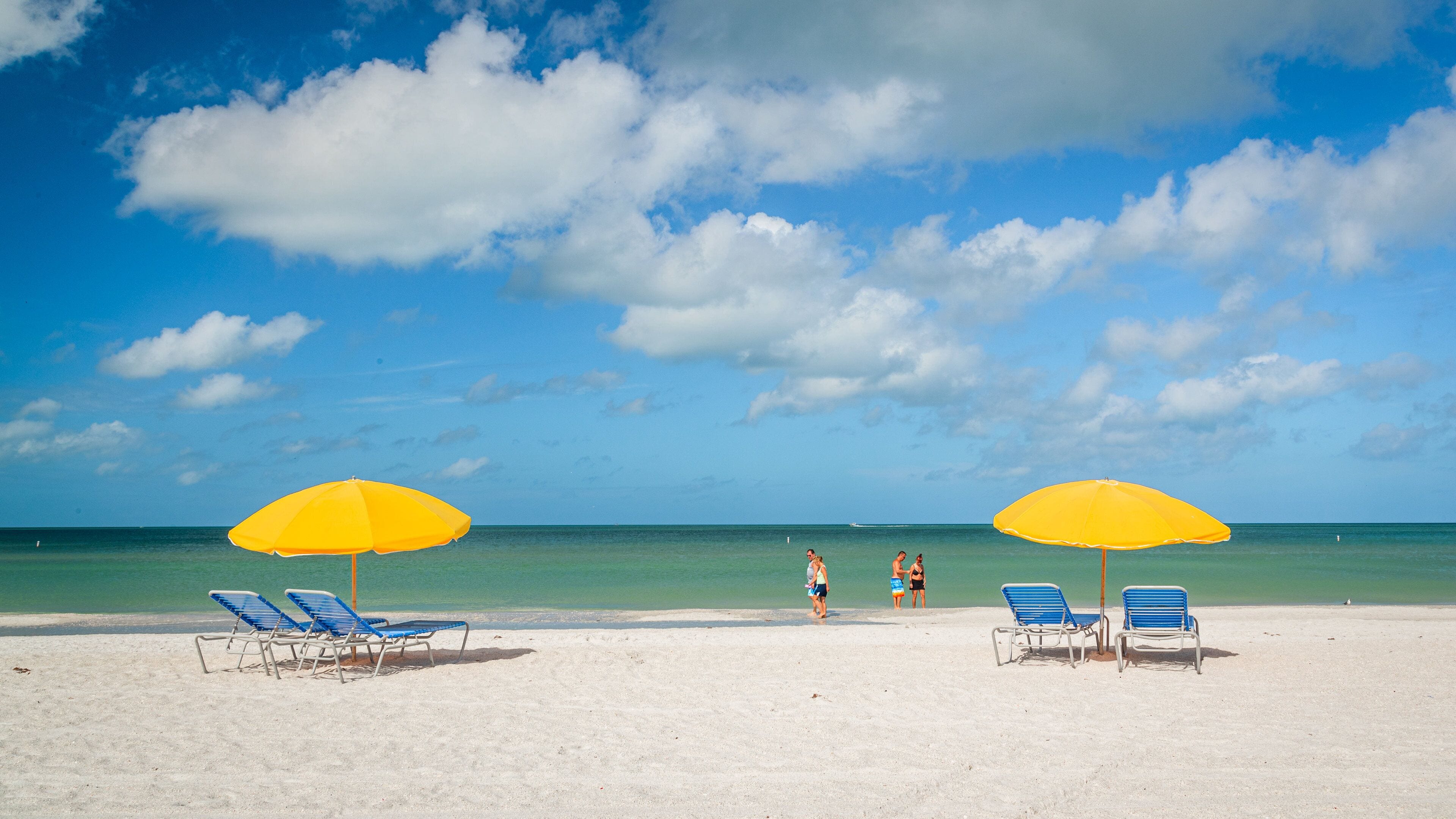 St. Pete Beach which includes general coastal views and a beach