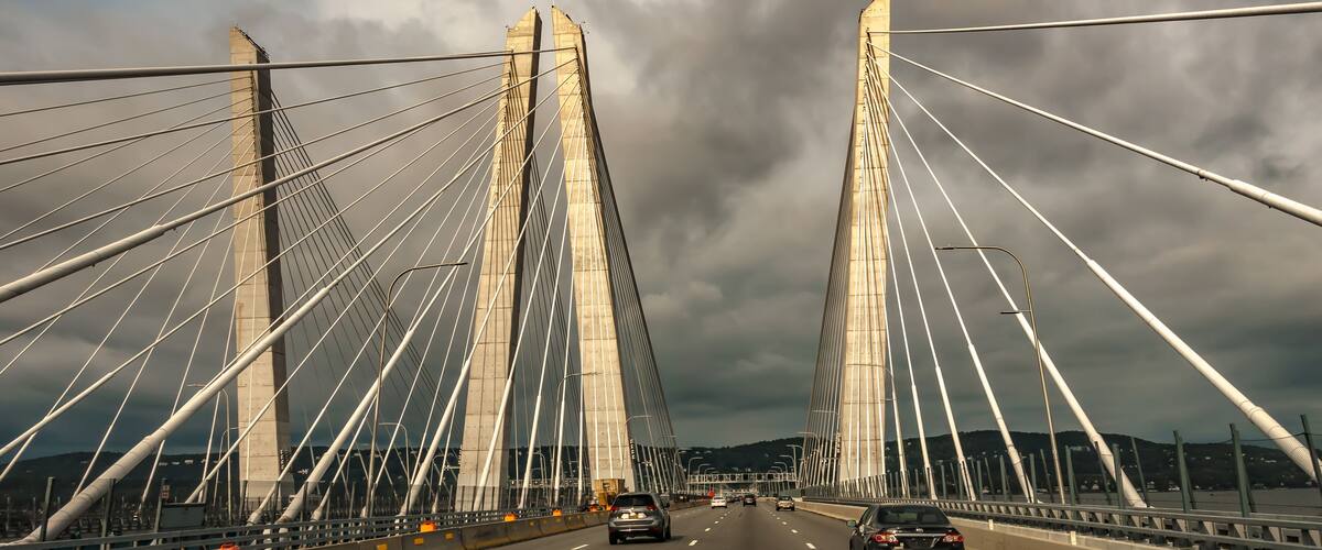 Tappan Zee Bridge across Hudson River