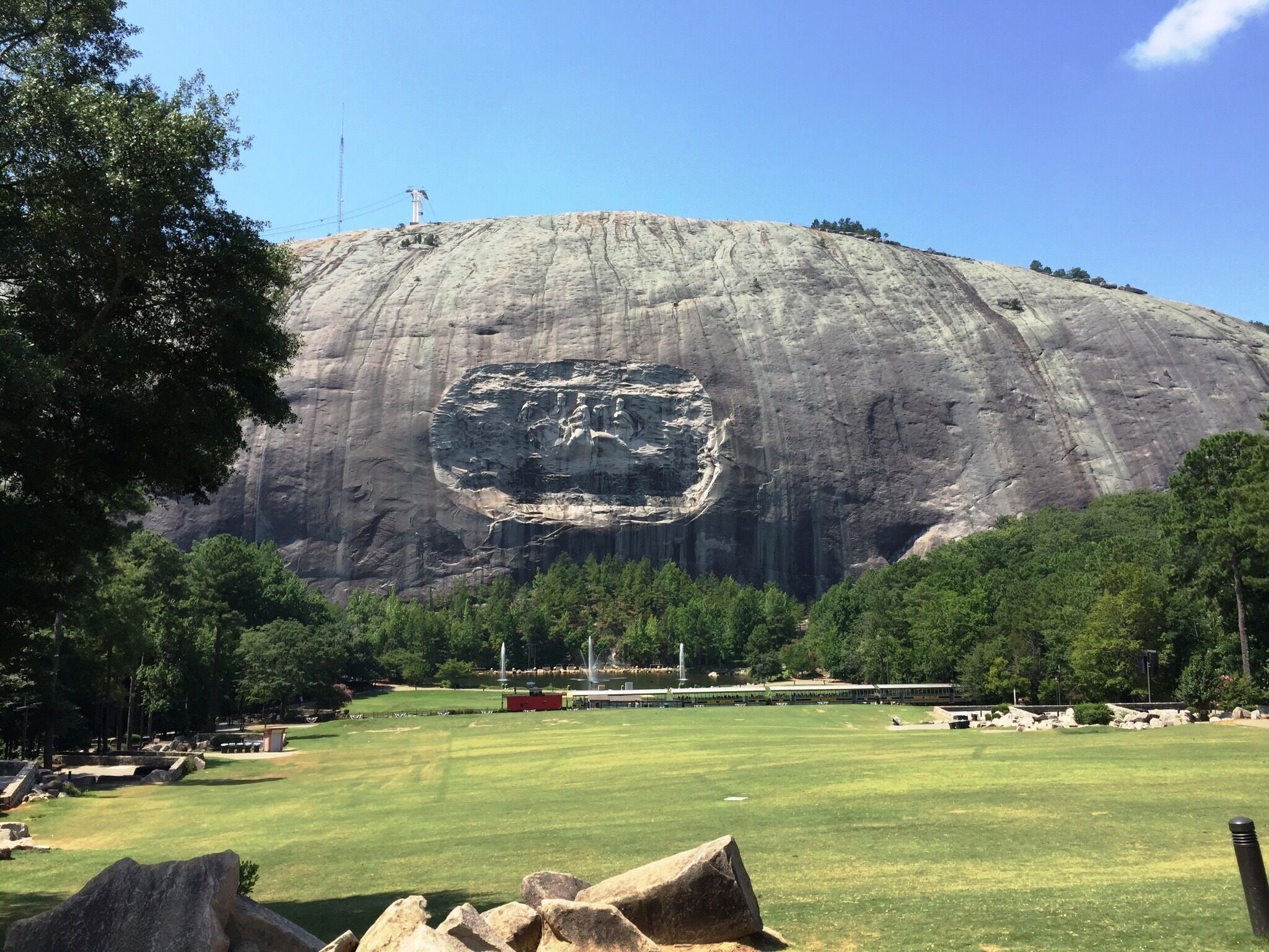 The laser show they do here at night makes the mountain come alive!!