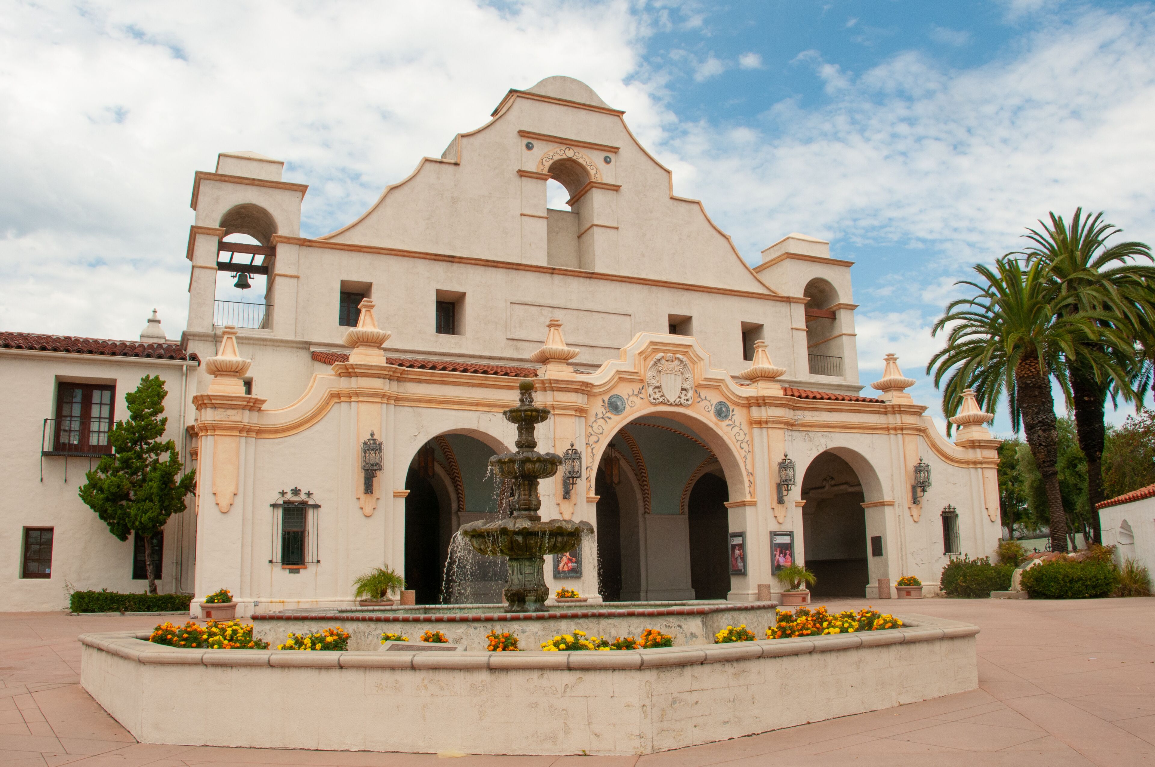 The San Gabriel Roman Catholic mission and a historic landmark in San Gabriel, CA

