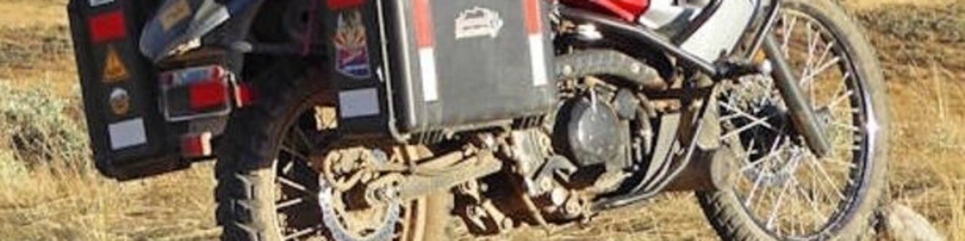 Loaded with the pack raft, flyfishing and camping gear.