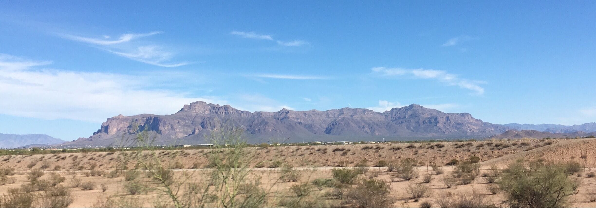 Superstition Mountain from the outskirts of Apache Junction. #Arizona#mountains