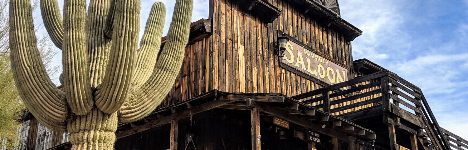 Arizona's Goldfield Ghost Town is an old 19th century mining town where you can now take a mine-tour, watch Wild West gunfights, and zipline! #history #arizona