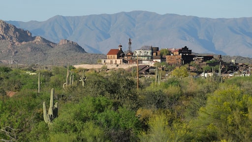 C58J3K Goldfield, Ghost Town, Apache Junction, USA, United States, America, village landscape