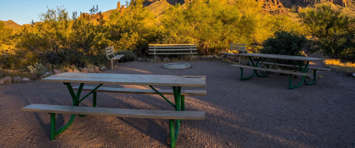 Superstition Mountains in Lost Dutchman SP, Arizona