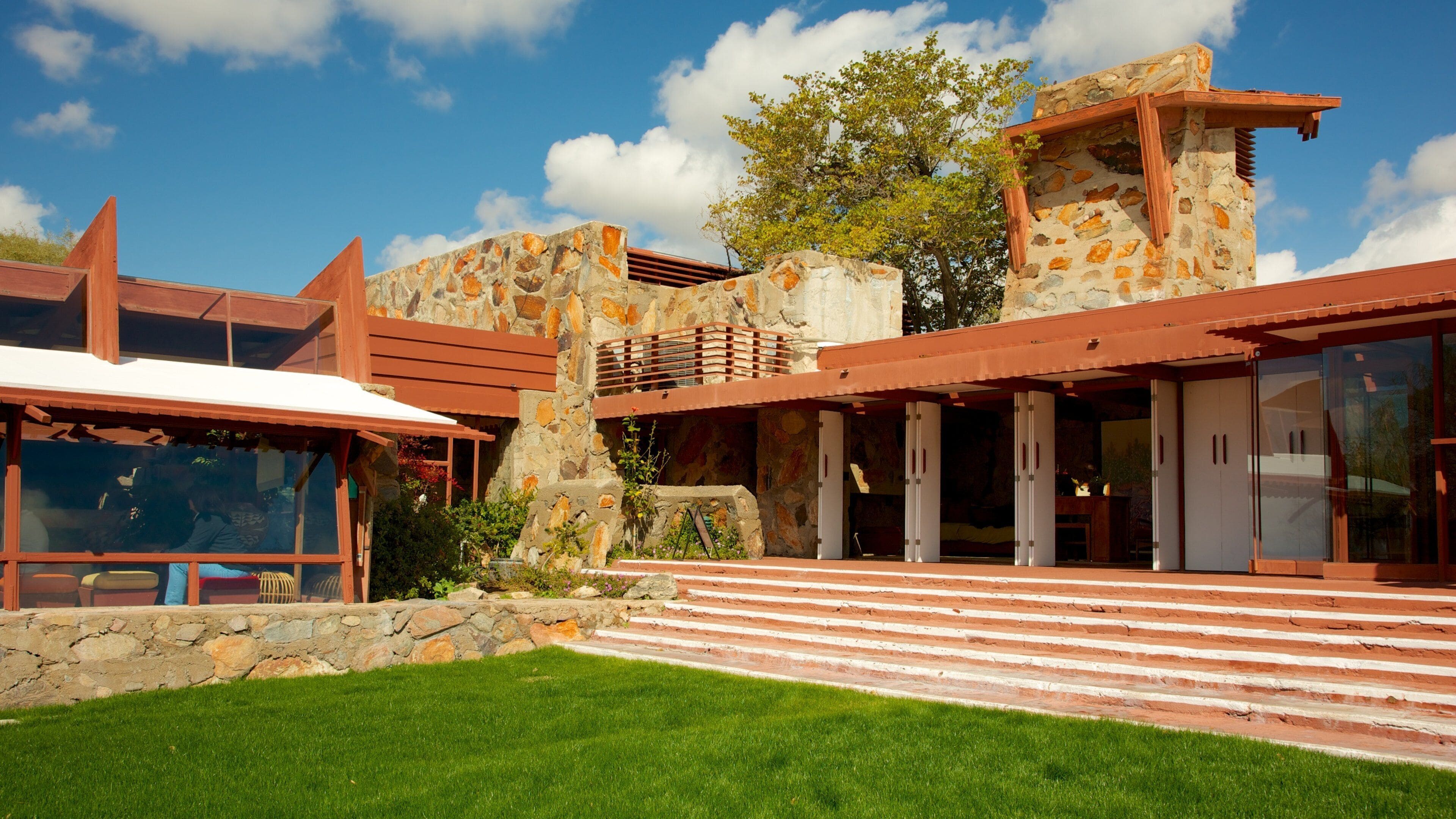 Taliesin West which includes a house