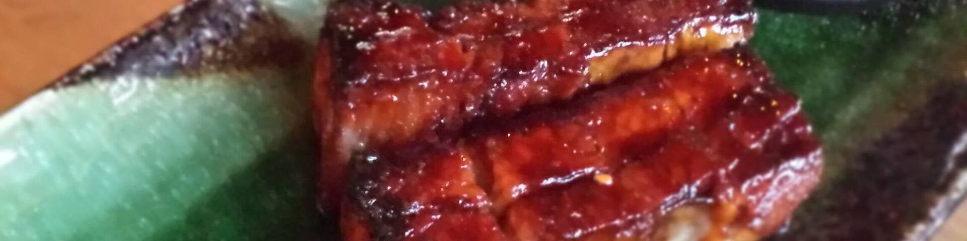 Fantastic happy hour menu! Drink specials and great food items at a discount. They even do happy hour all night, every night, June through August to offset the slow season.
This is the sesame glazed pork belly with baby beets, wasabi and horseradish. Delicious dish!