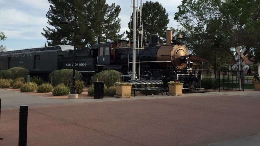 Really nice family park with a carousel, a train the kids can ride, other train attractions, and plenty of space for kids to run around in.