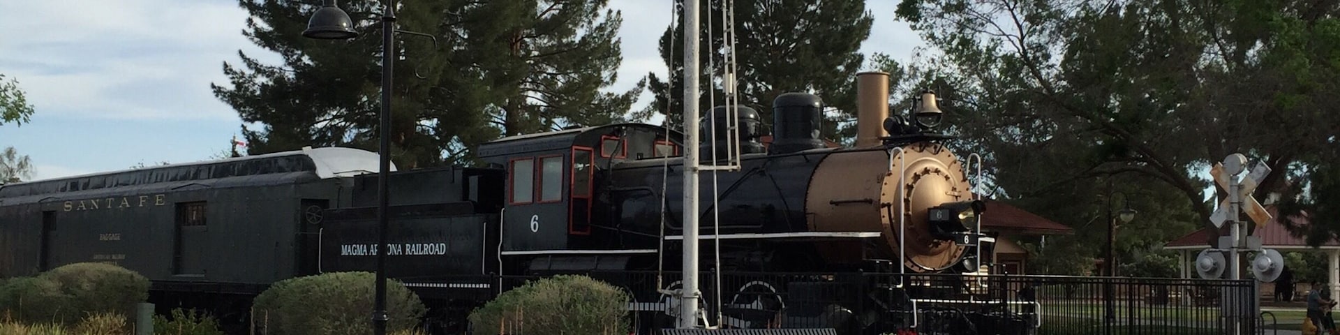 Really nice family park with a carousel, a train the kids can ride, other train attractions, and plenty of space for kids to run around in.
