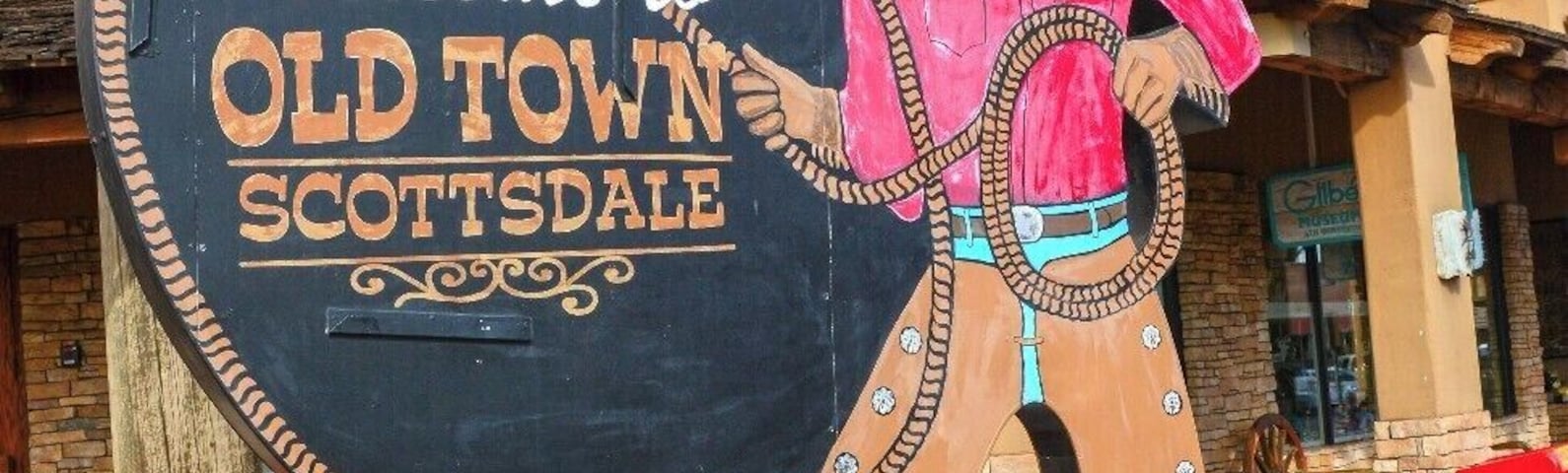 Don't miss getting your picture taken with the Cowboy Sign ! Only problem is you have to time it with the cross-walk crossing light because in order to take the picture you have to stand in the street.
Not sure they really thought it through when they put it in.
#cowboy # scottsdale