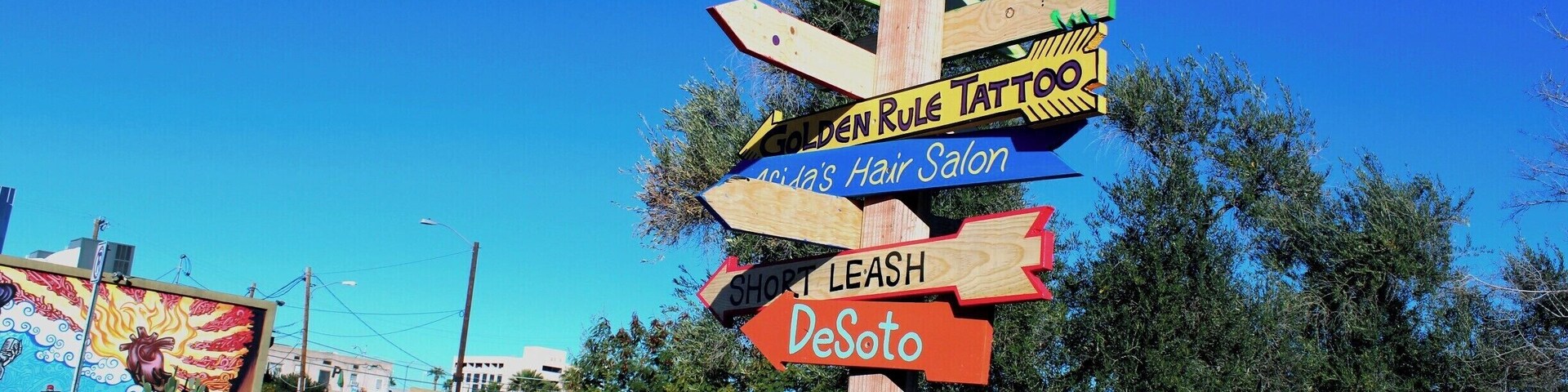 There are lots of cool eateries, coffee shops, shops and art galleries in this location. It's the place to go if you want funky! #colorful