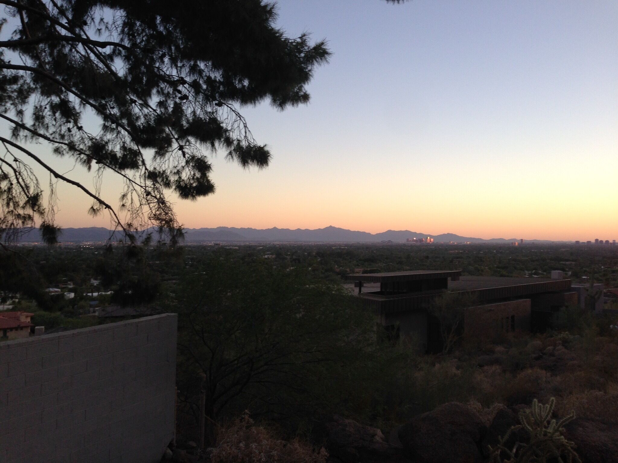 Looking at Phoenix at sunset!