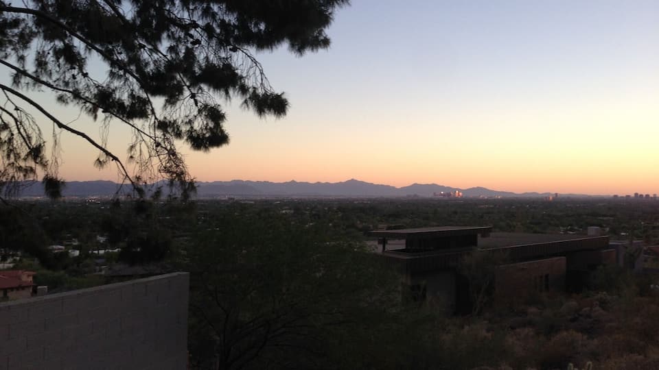 Looking at Phoenix at sunset!