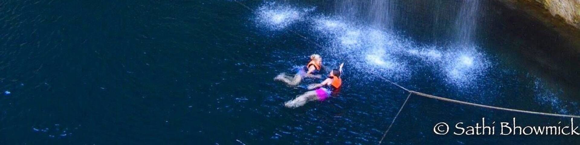 Cenotes are natural swimming holes formed by the collapse of porous limestone bedrock, which has revealed a secret subterranean world of groundwater #cenote #cenotes #cenotesamula #mexico #mayancenote ##sacred #naturalpool #travelgram #travelphotography #travelgirl #traveldiaries #globetrotter #wanderlust #nomad #instadaily #instagood #yucatan #yucatanmexico #yucatancenotes #natgeotravel #méxico #cenotesaluma #AquaTrove