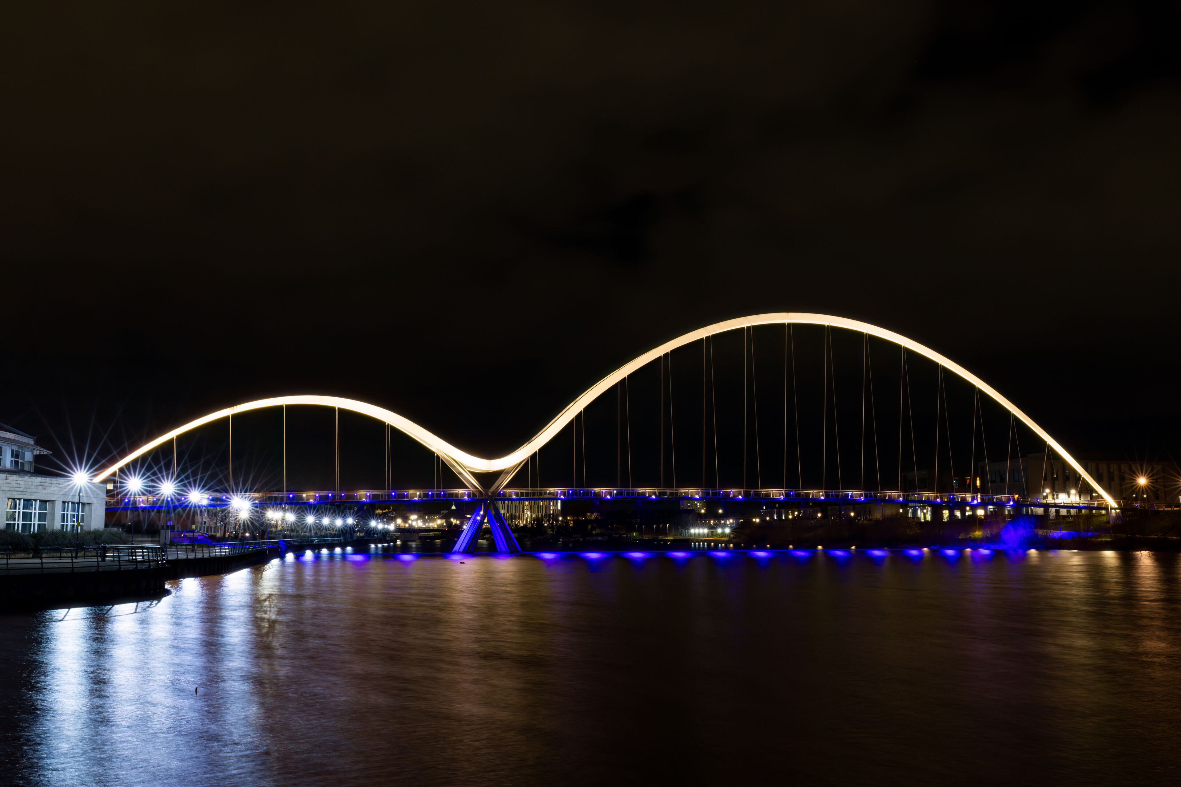 Stockton Infinity Bridge side view