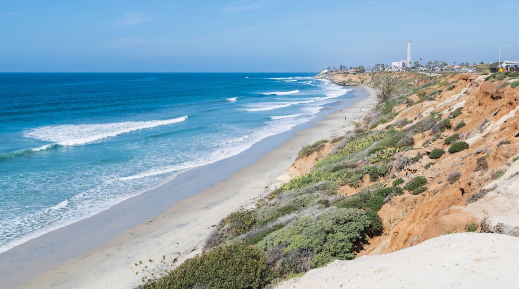 Gorgeous beach background, Pacific Ocean california