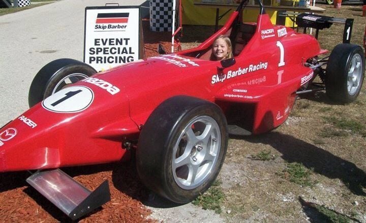 Doesn't she look comfortable and ready to race !!!!