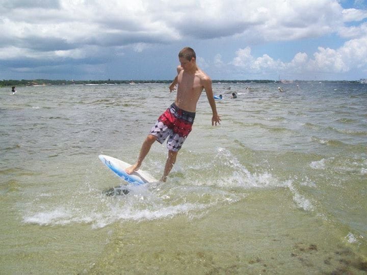 Skim Boarding fun for the teens