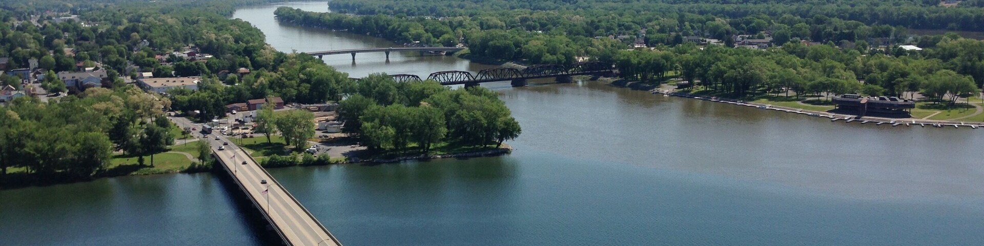 Looking down on the park, beautiful place to spend the day.