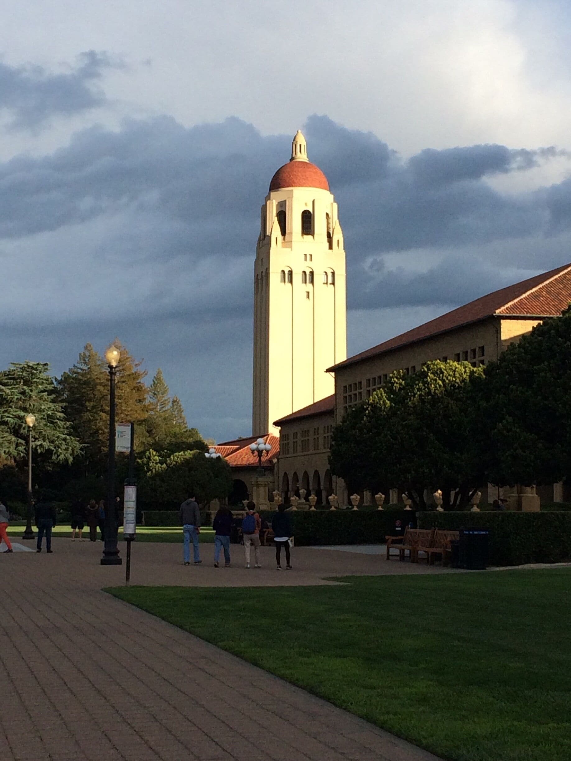 Hoover tower after the rain. 
