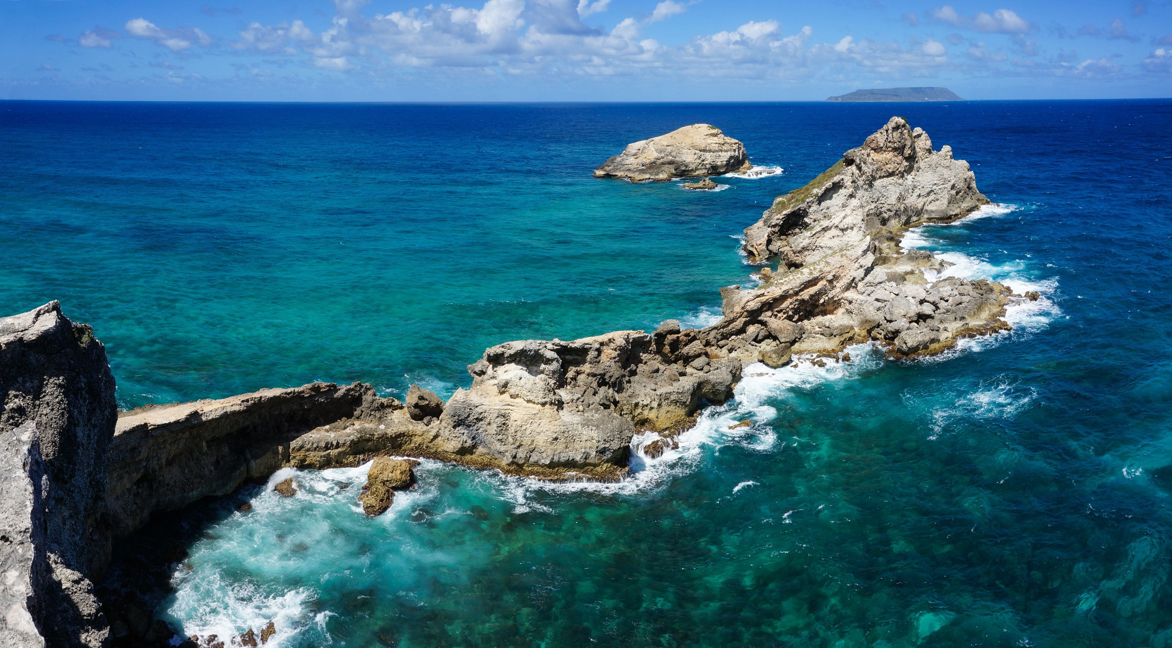 Pointe des Châteaux in Guadeloupe