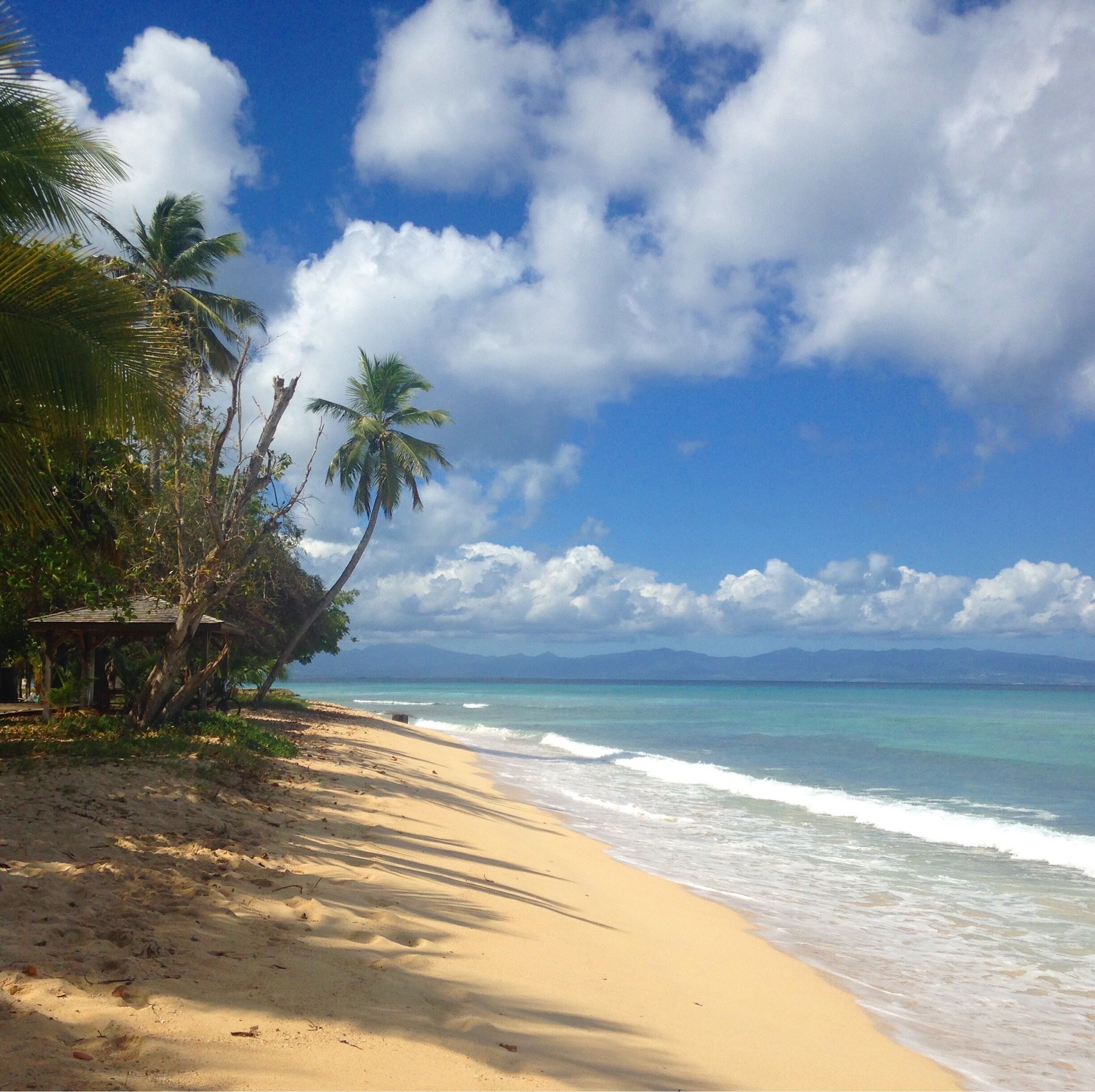 La plage du souffleur au petit matin 