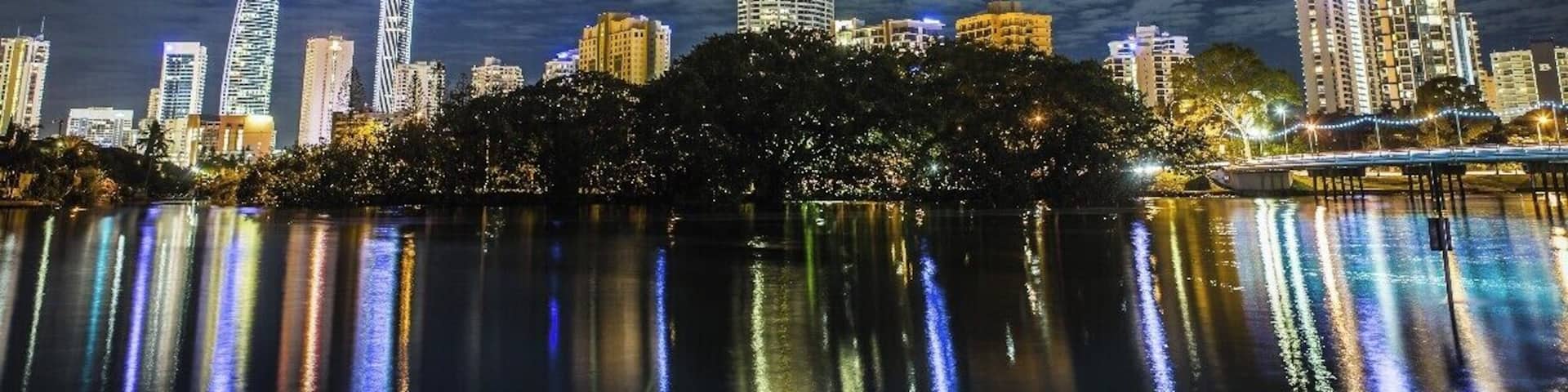 Great View of Gold Coast at night