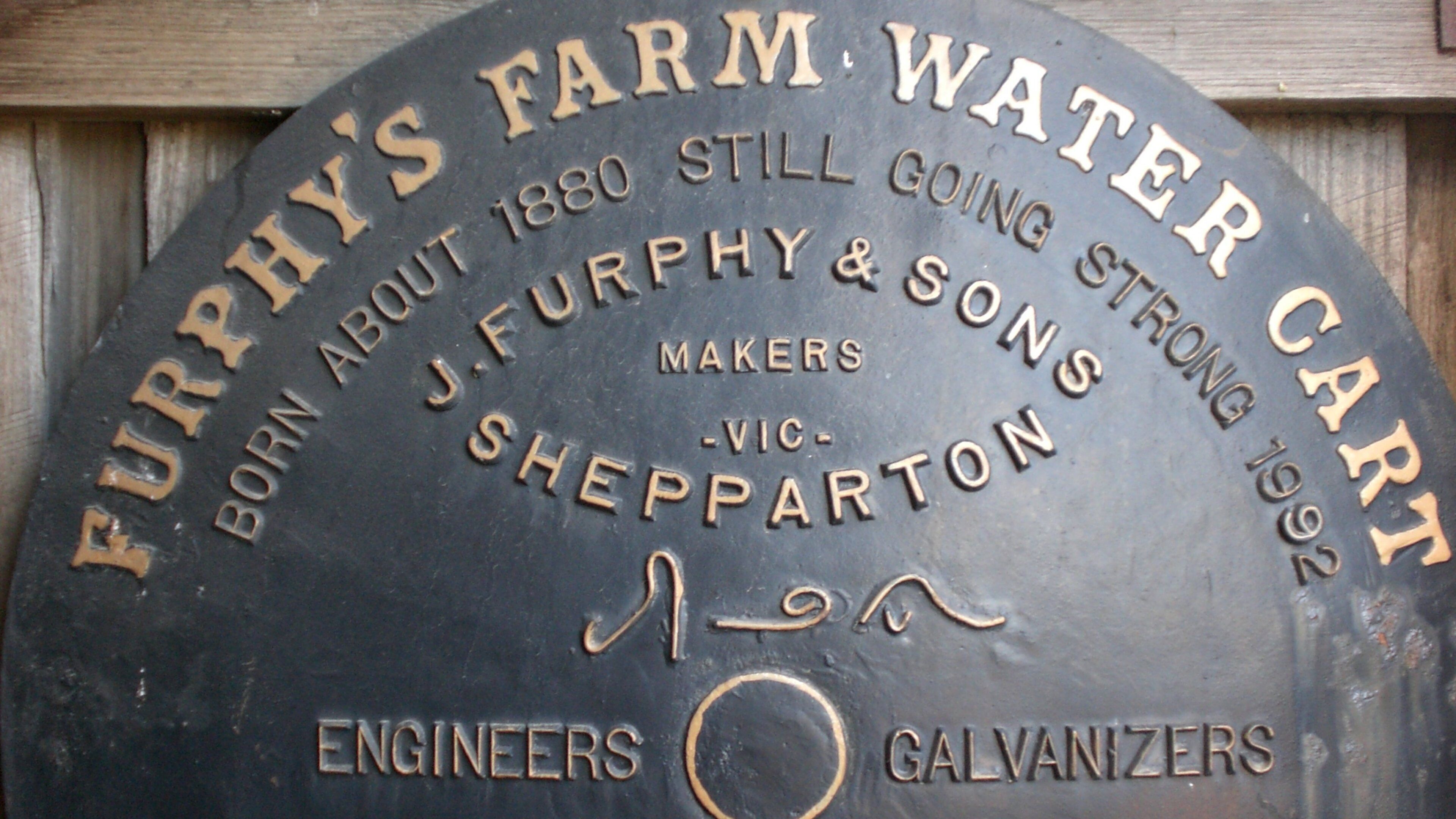 Shepparton which includes signage