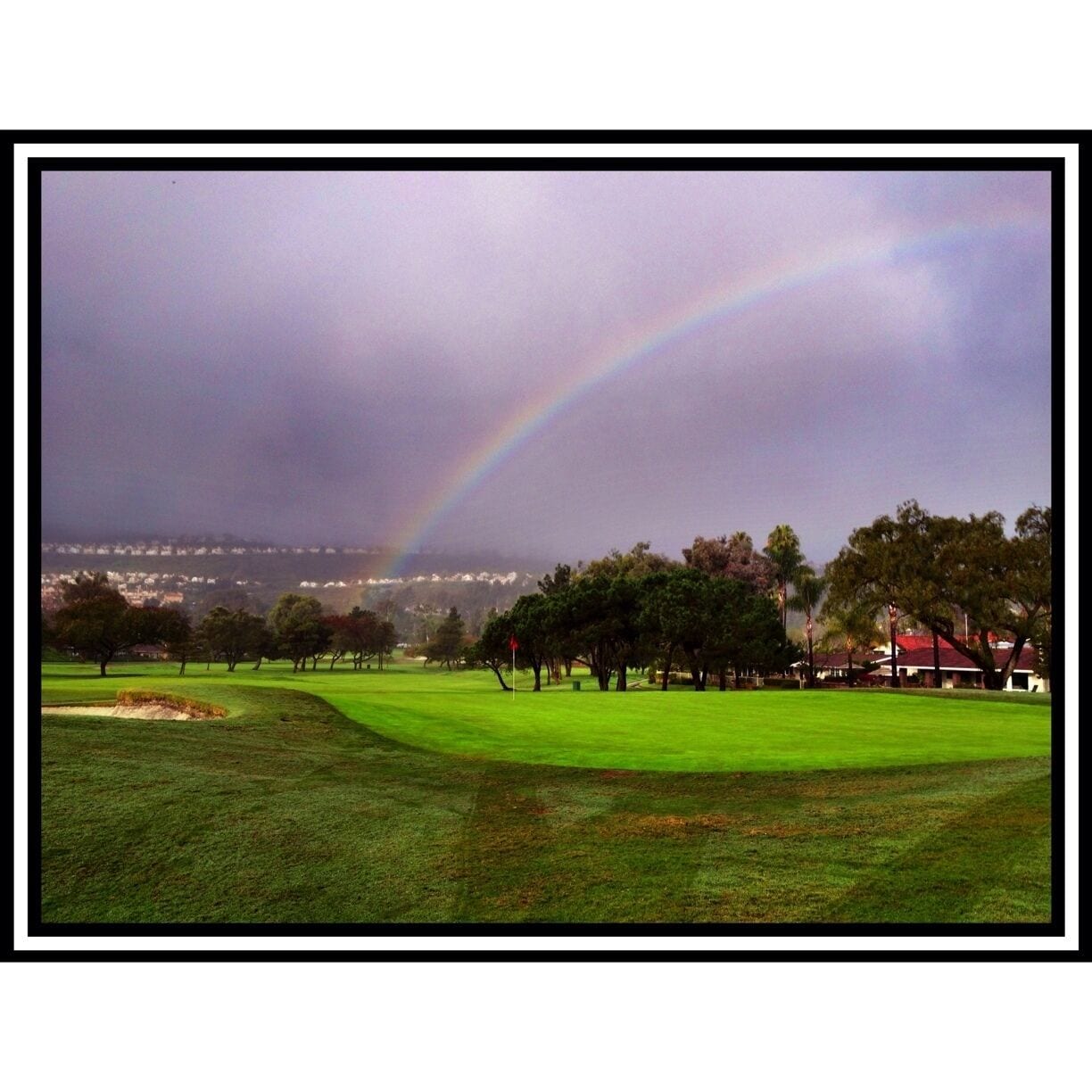 While the north and east portions of the country are in a deep freeze, we in Southern California are forced to endure light rain during a round of February golf.  I'll take it!
