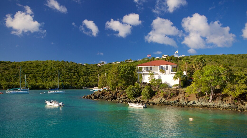 Cruz Bay featuring a bay or harbor