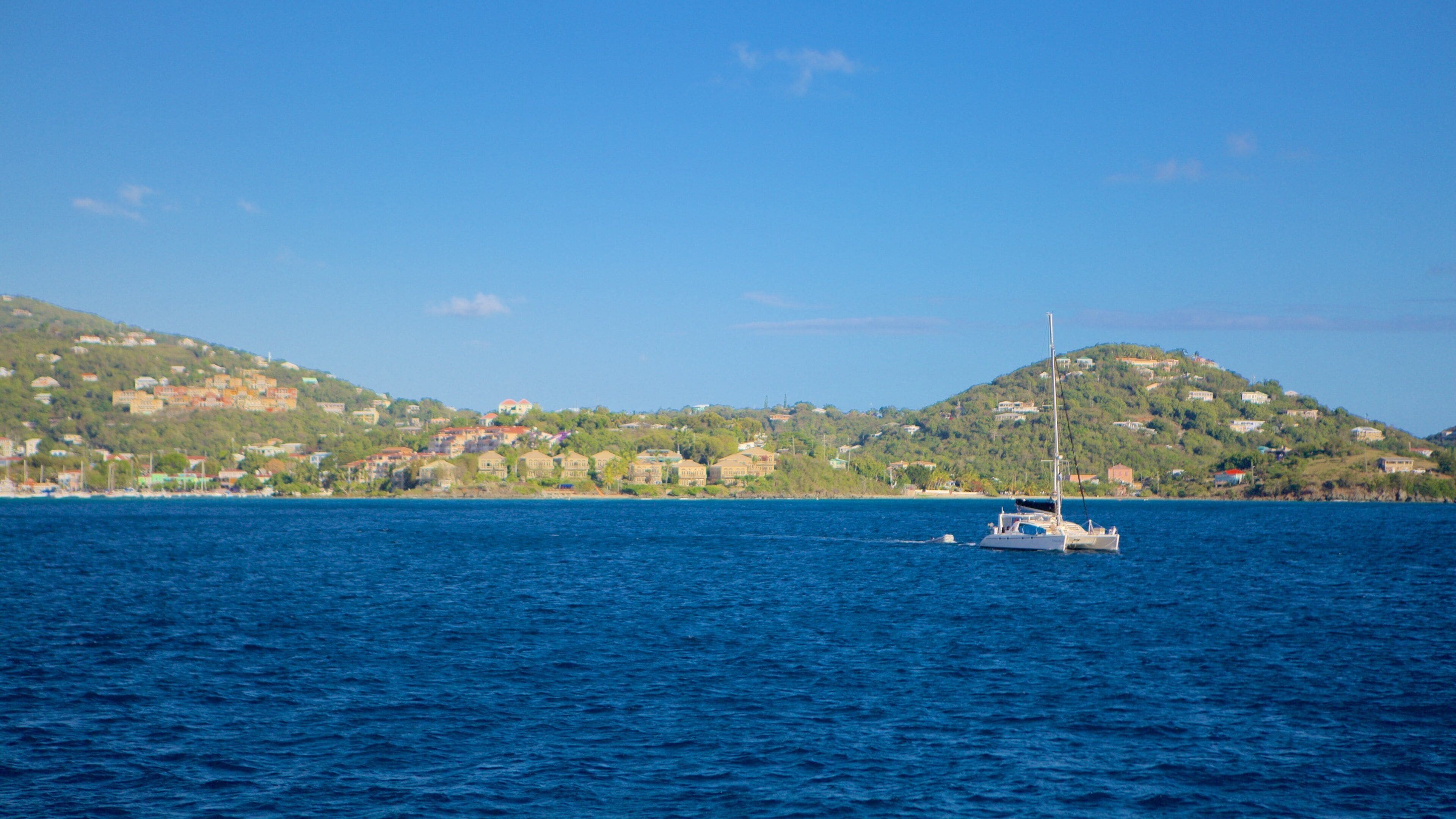 Cruz Bay featuring general coastal views and a coastal town