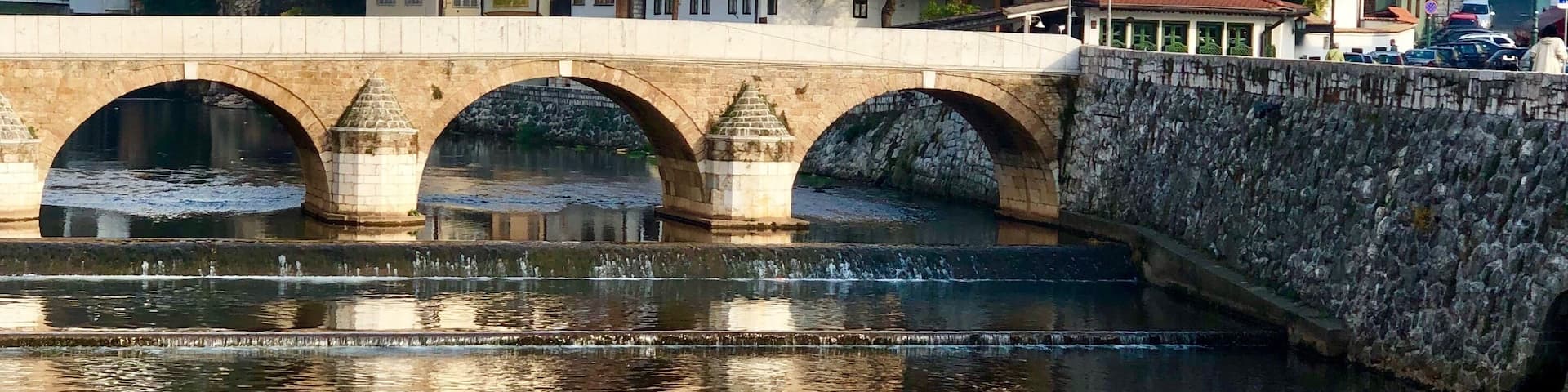 The bridge near City Hall