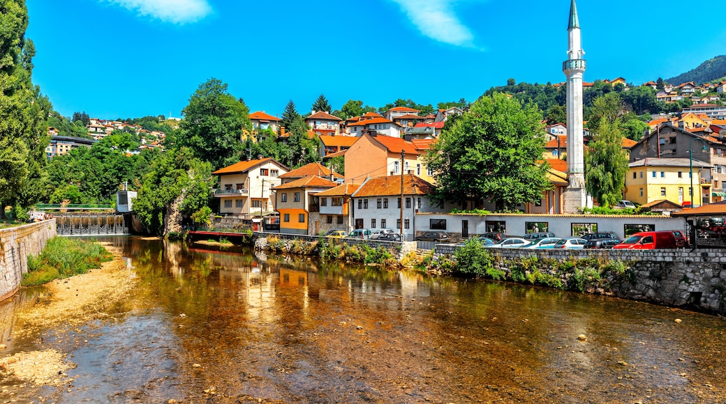 View of the historic centre of Sarajevo , Bosnia and Herzegovina, Shutterstock ID 1089483545, Purchase Order: -