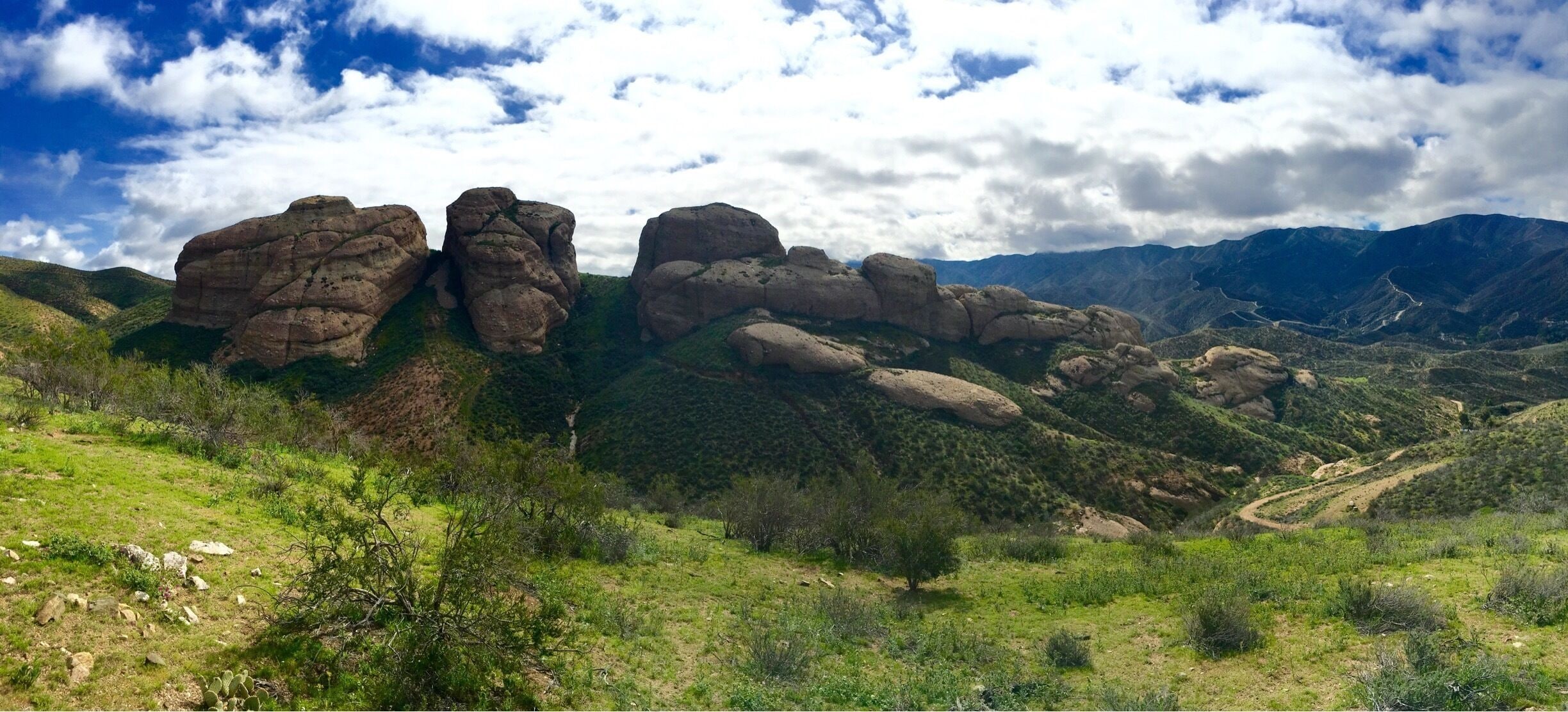 Located in Agua Dulce. Had to hike 5 miles to reach it. 