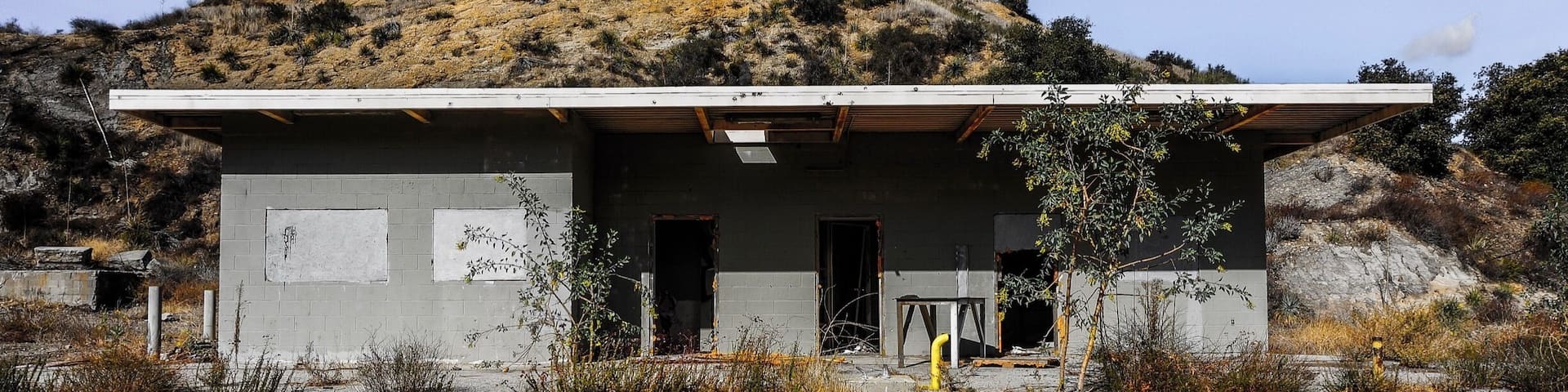 The old abandoned Newhall Oil Refinery.