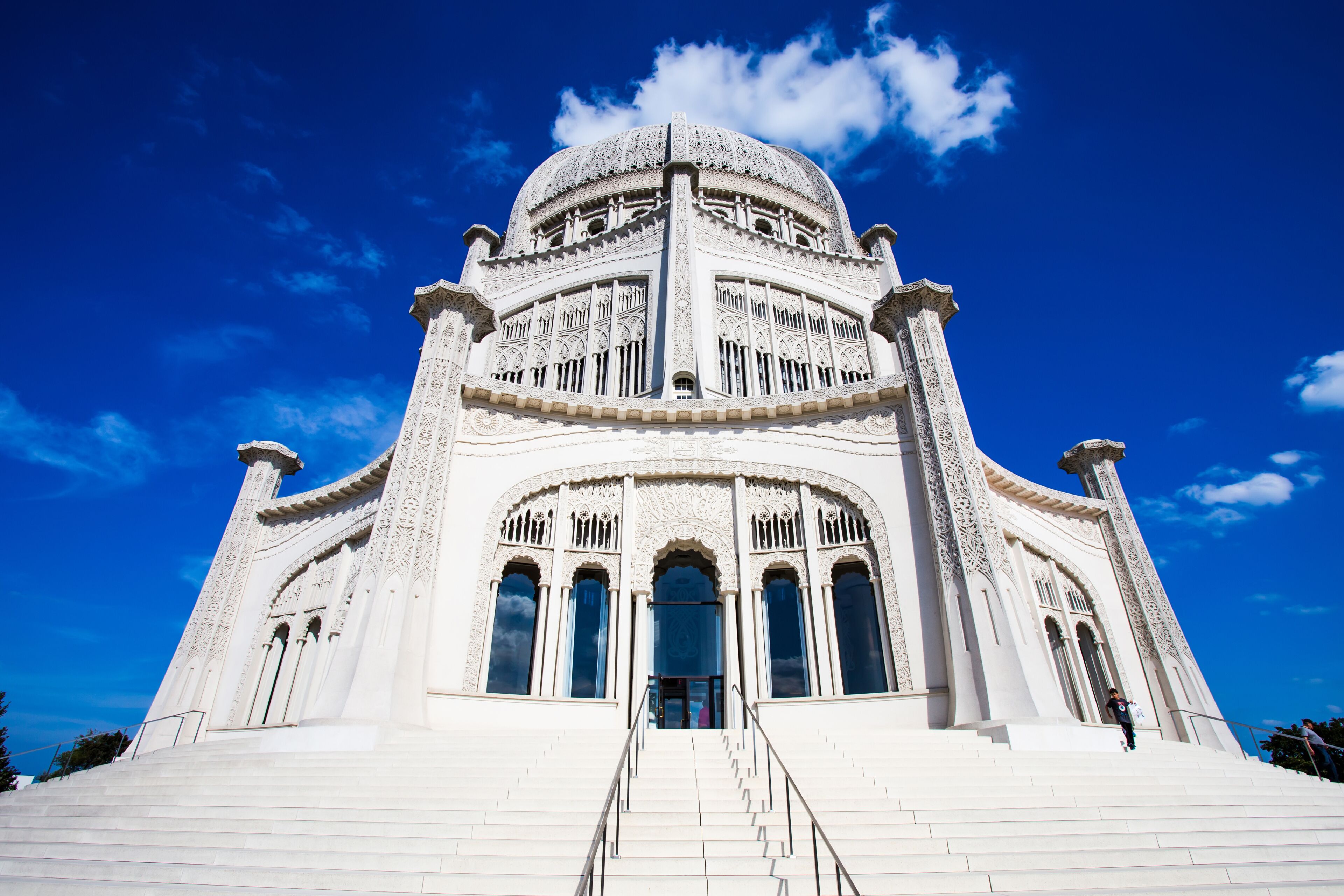 The Baha'i House of Worship in Chicag