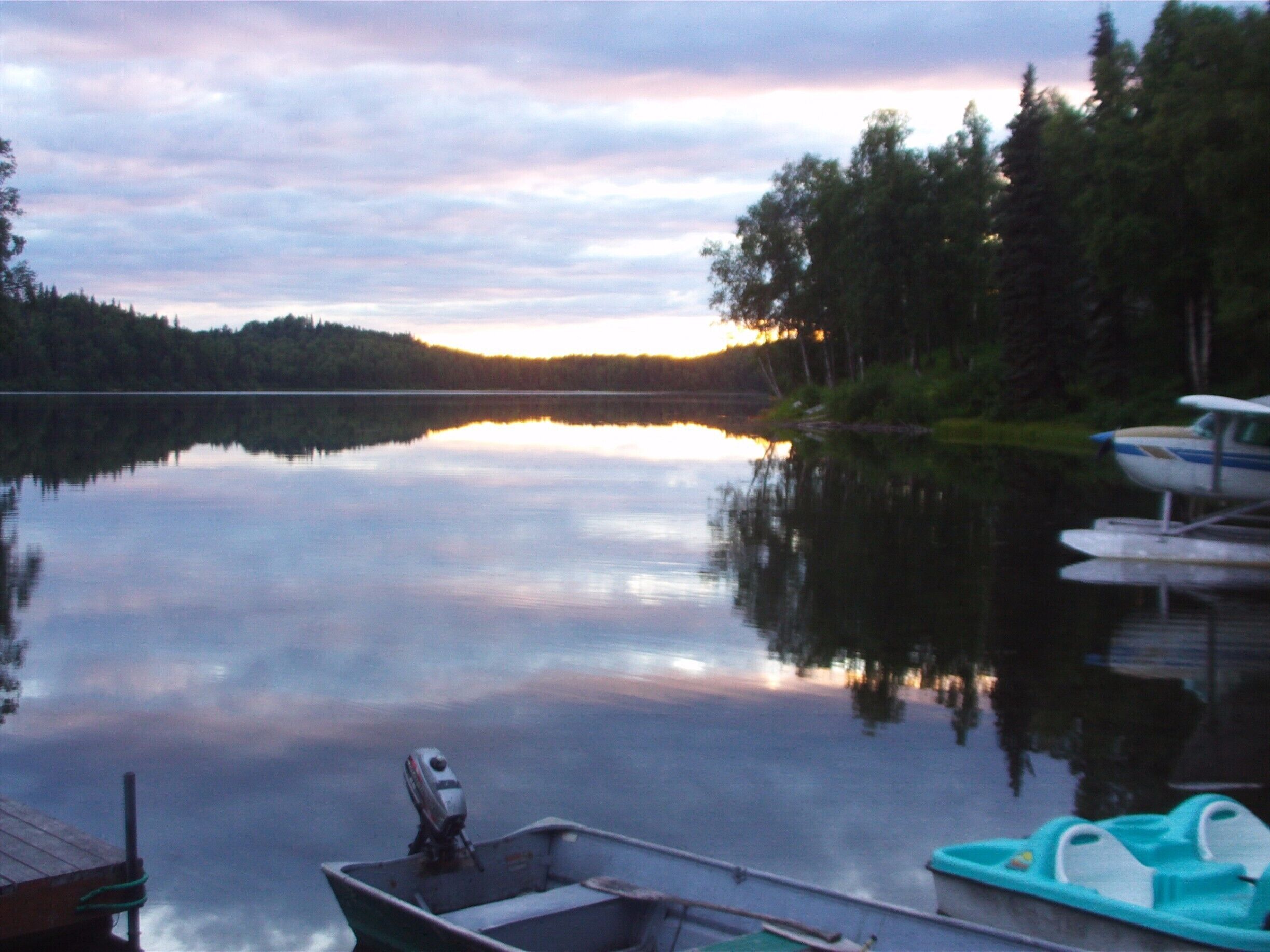 Stayed in a cabin northwest of Lake Bulchitna Lodge with five fishing friends and had a fantastic time fishing for salmon and trout. The serenity of Lake Bulchitna at sunset was matched only by the amazing diversity of wildlife we were privileged to observe.