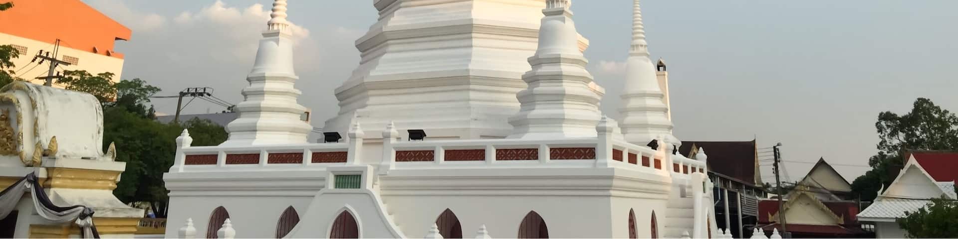 Pagoda at Wat Khema in Nonthaburi.
