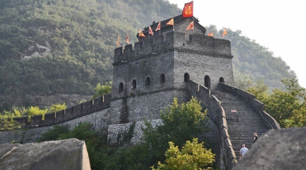 The massiveness of the wall is awesome.