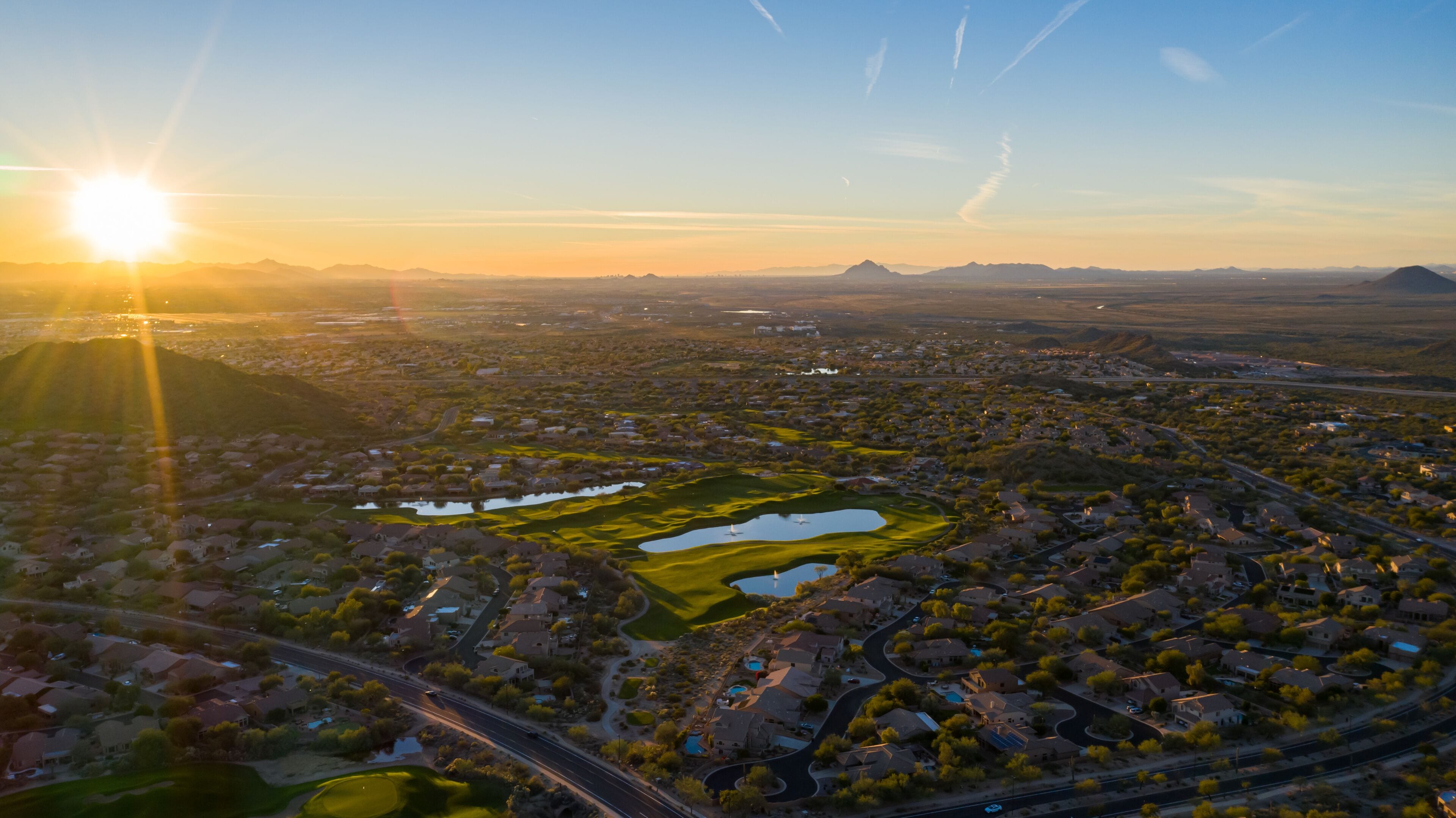 aerial view of East Mesa Arizona