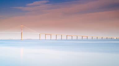 Sainte-Nazaire bridge over Loire river, Loire-Atlantique, France