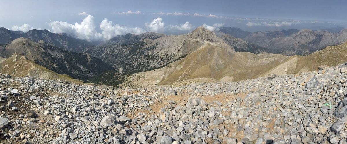 Never thought id see mountains this vastly epic and alpine in the Greek country side