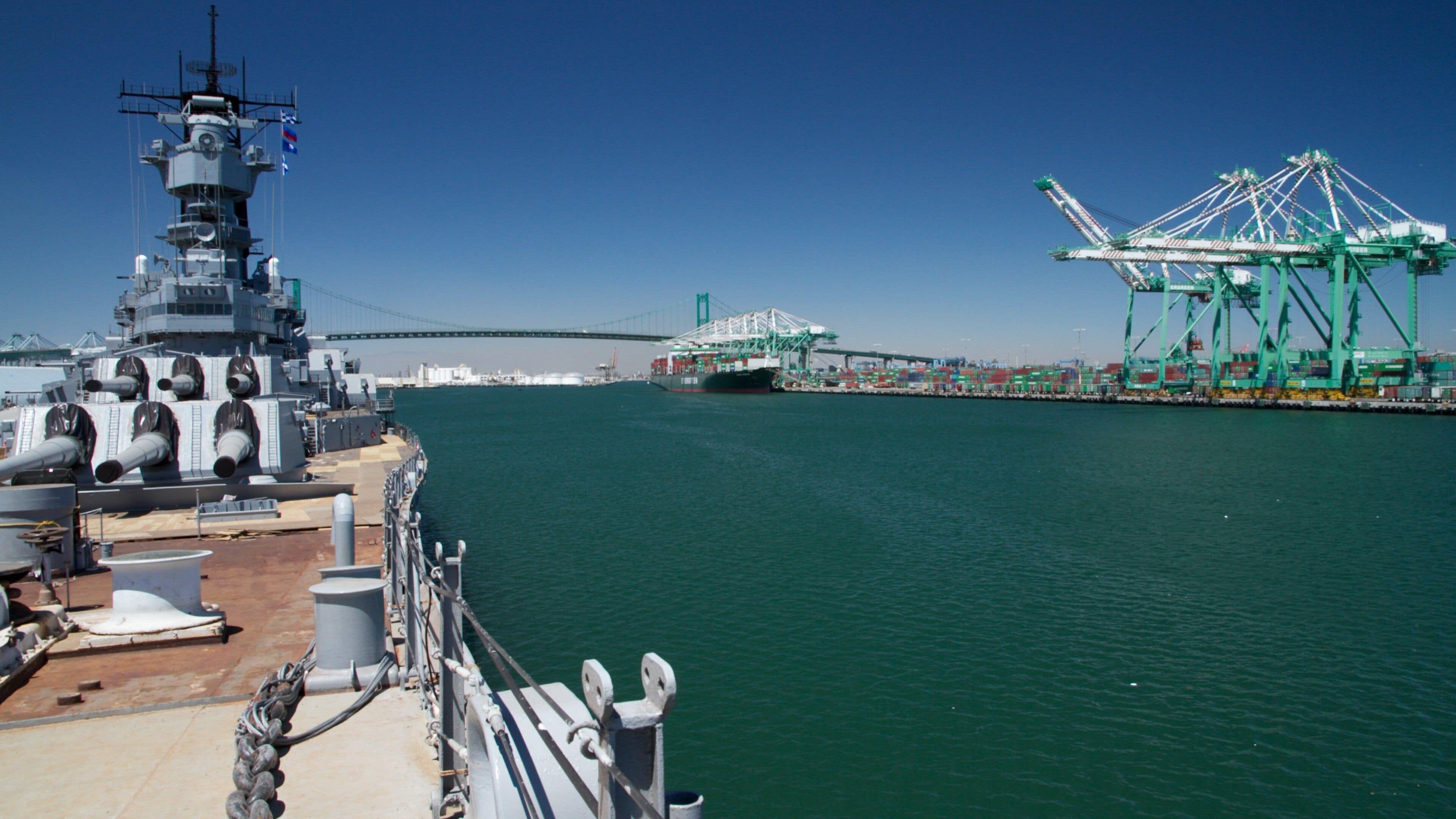 San Pedro which includes boating, military items and a bay or harbor