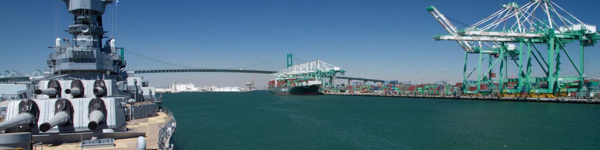 San Pedro which includes a bay or harbor, boating and military items