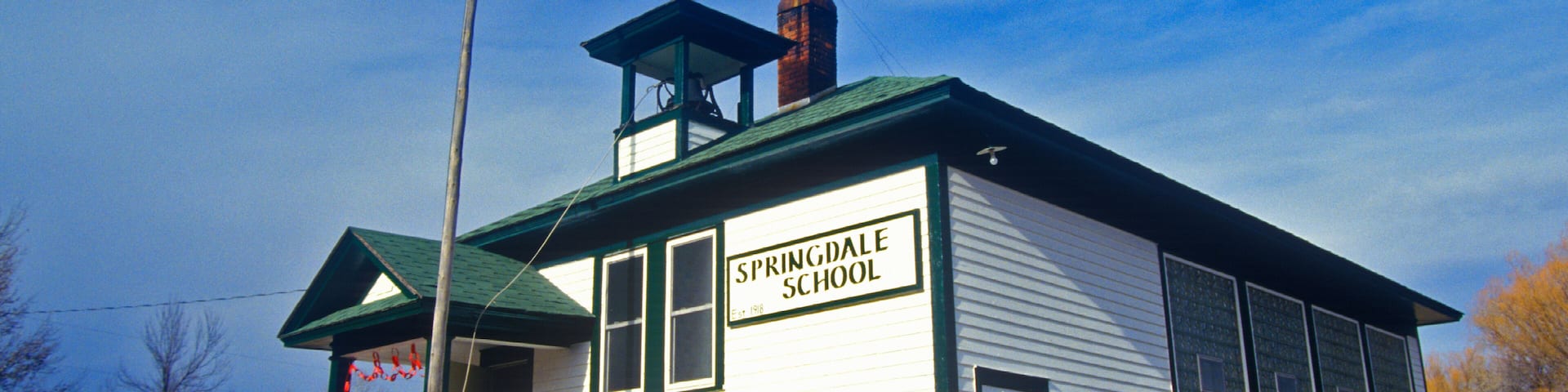 One room schoolhouse, Springdale, WA